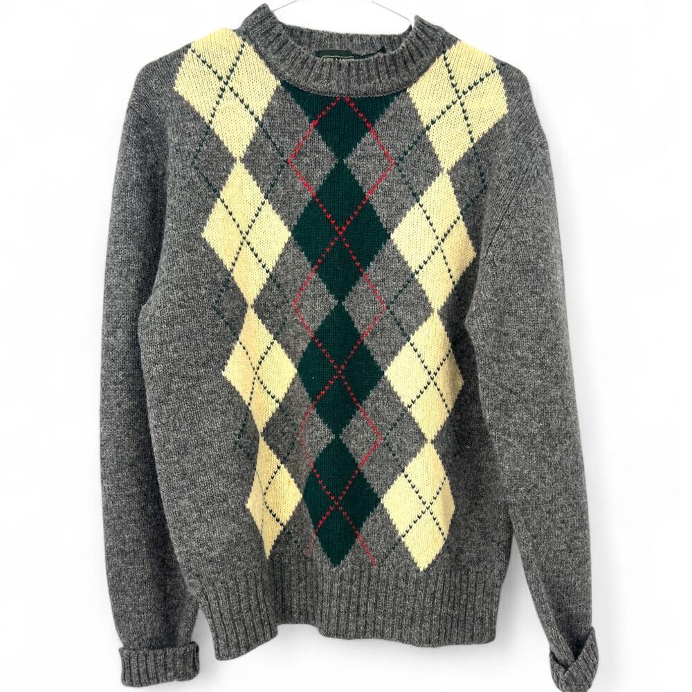 Vintage 90's Neil Martin | M | Wool Pullover Knit Sweater Argyle Golf  Men's PGA